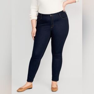18 Tall • Old Navy • Mid-Rise Pop Icon Skinny Jeans - Dark Wash 144